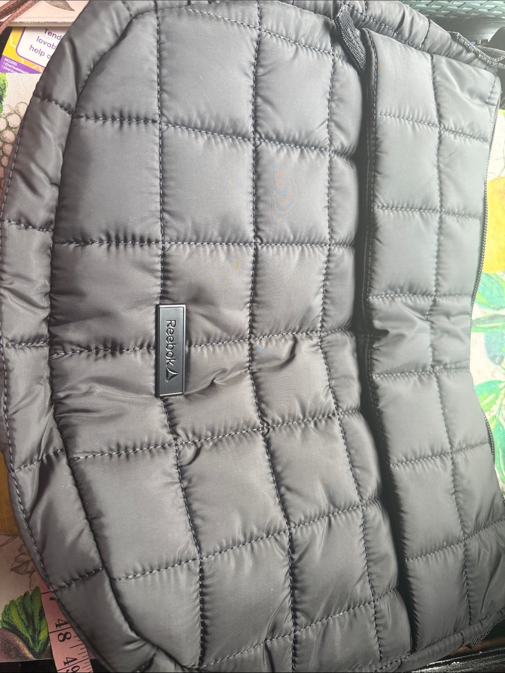 Reebok Quilted Shoulder Bag in Black - Picture 2 of 8